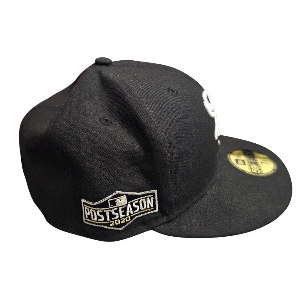 Chicago White Sox New Era 59FIFTY 2020 Postseason Patch Fitted Hat Size 7 1/4